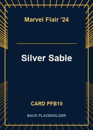 Silver Sable back card image