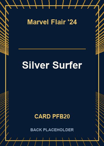 Silver Surfer back card image