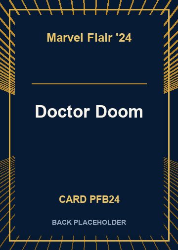 Doctor Doom back card image