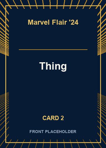 Thing front artwork