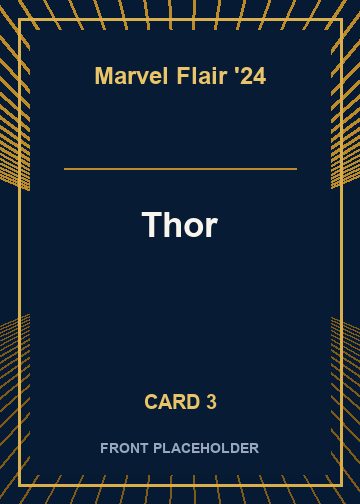 Thor front artwork