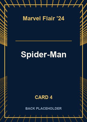 Spider-Man back artwork