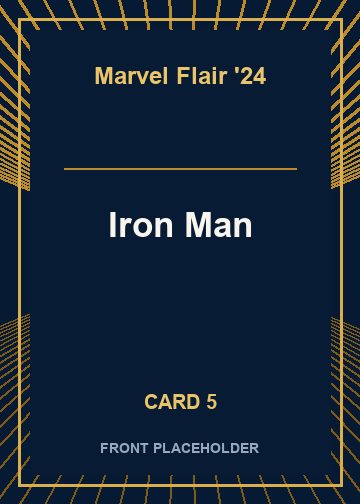 Iron Man front artwork