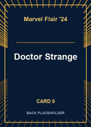 Doctor Strange back artwork