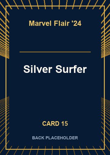 Silver Surfer back artwork