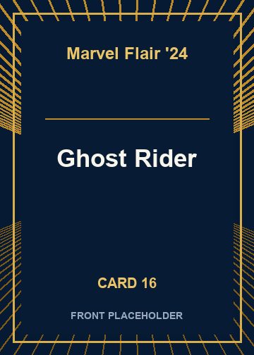 Ghost Rider front artwork