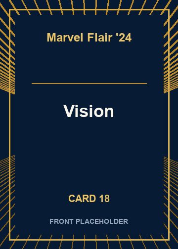 Vision front artwork