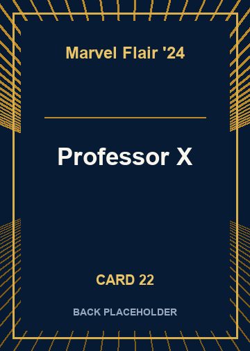 Professor X back artwork