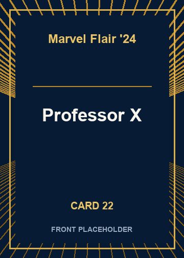 Professor X front artwork