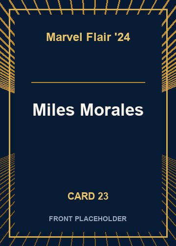 Miles Morales front artwork