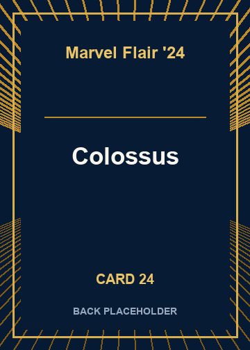 Colossus back artwork
