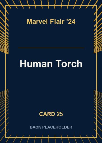 Human Torch back artwork