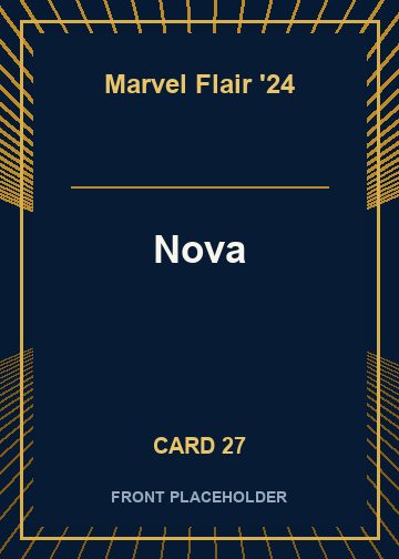Nova front artwork