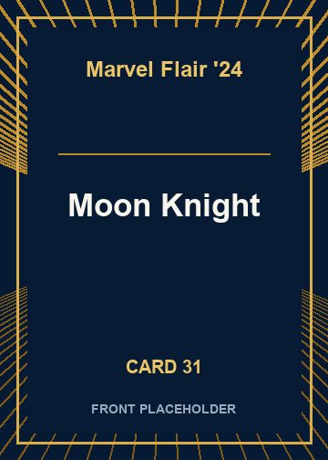 Moon Knight front artwork