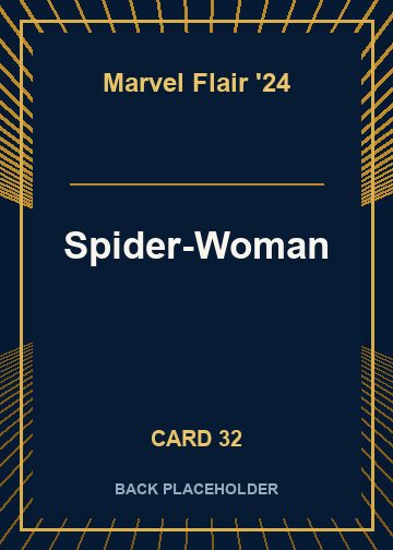 Spider-Woman back artwork