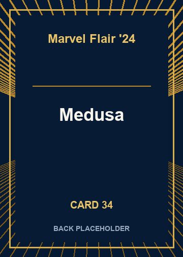 Medusa back artwork
