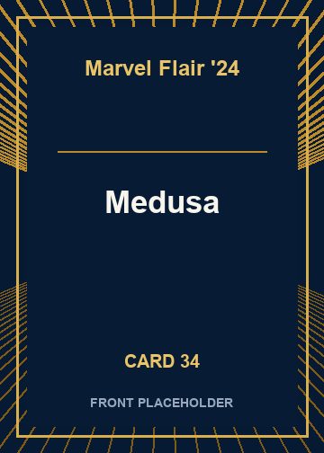 Medusa front artwork