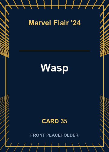 Wasp front artwork