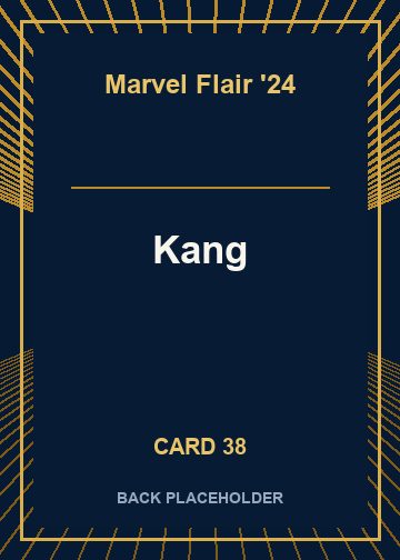 Kang back card image