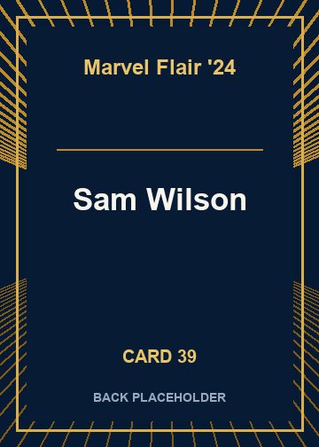 Sam Wilson back card image