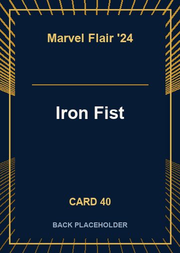 Iron Fist back card image