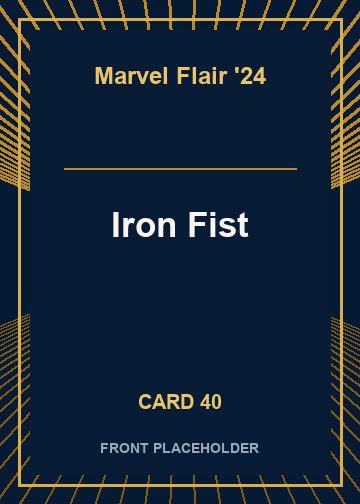 Iron Fist front card image