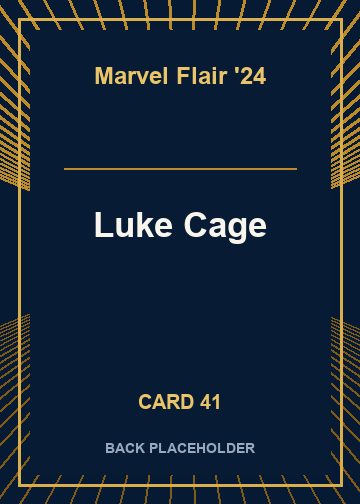 Luke Cage back card image