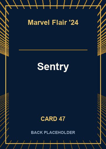 Sentry back card image