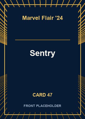 Sentry front card image