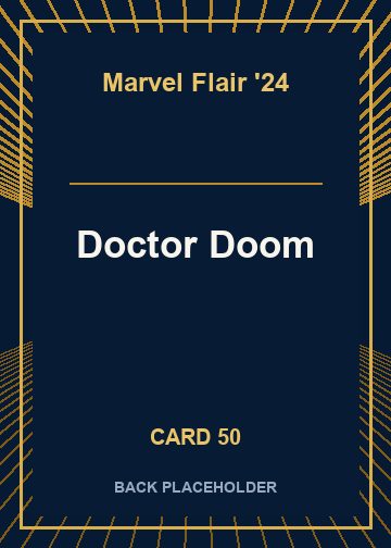 Doctor Doom back card image