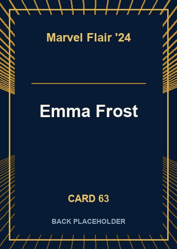 Emma Frost back card image