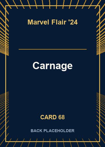 Carnage back card image