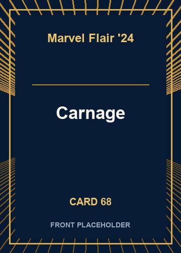 Carnage front card image