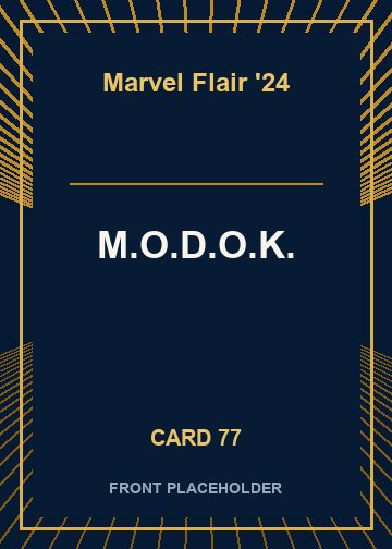 M.O.D.O.K. front card image