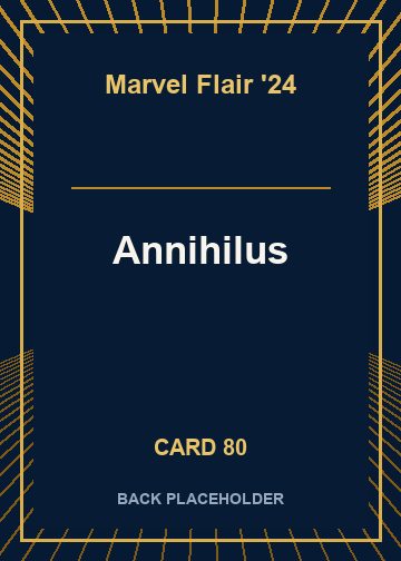 Annihilus back card image