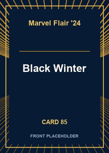 Black Winter front card image