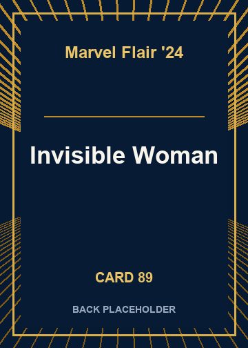 Invisible Woman back card image