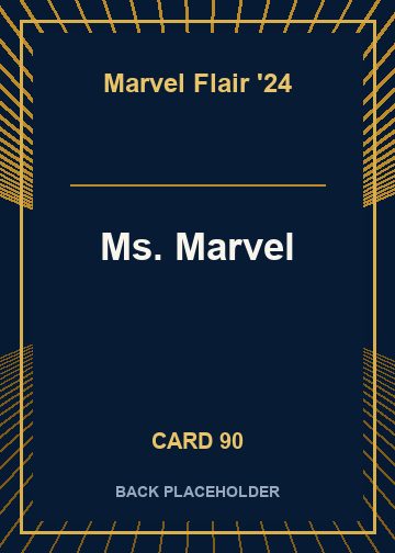 Ms. Marvel back card image
