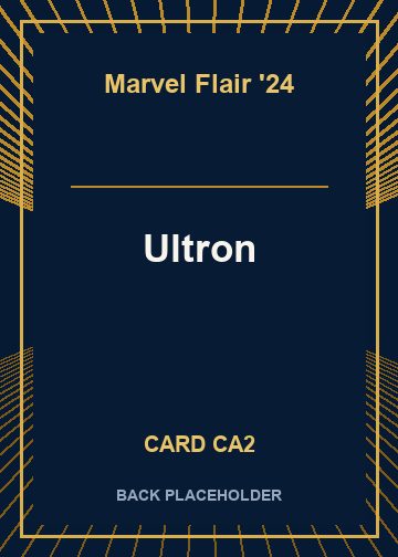 Ultron back card image