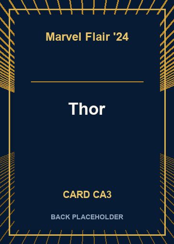 Thor back card image