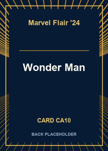 Wonder Man back card image