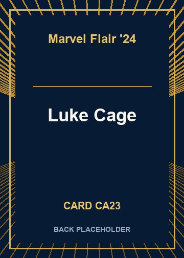 Luke Cage back card image