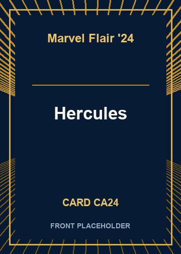 Hercules front card image