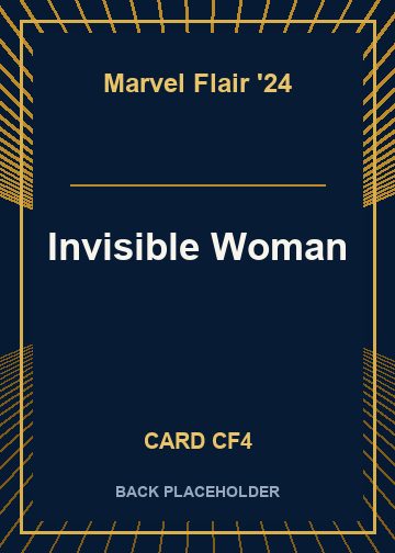 Invisible Woman back card image