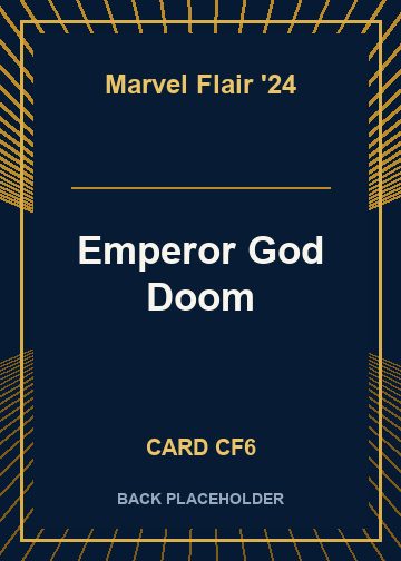 Emperor God Doom back card image
