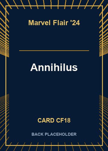 Annihilus back card image