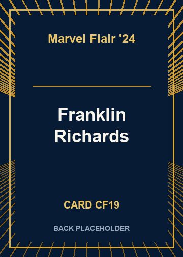 Franklin Richards back card image
