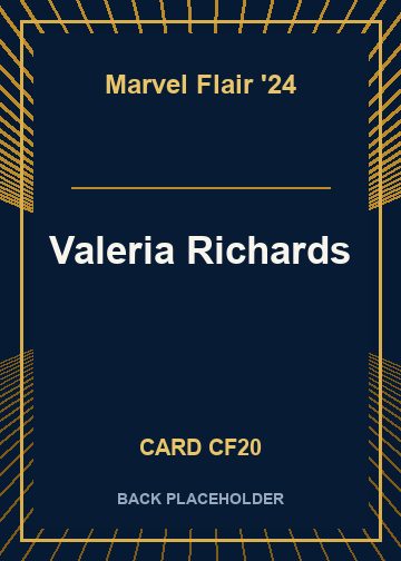Valeria Richards back card image