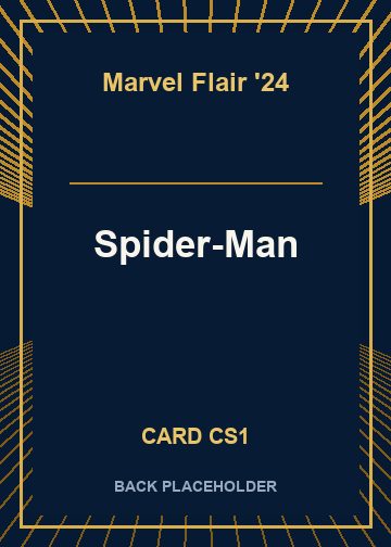 Spider-Man back card image
