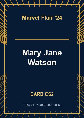 Mary Jane Watson card thumbnail